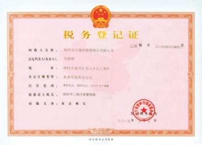 Tax Registration Certificate(National Tax)